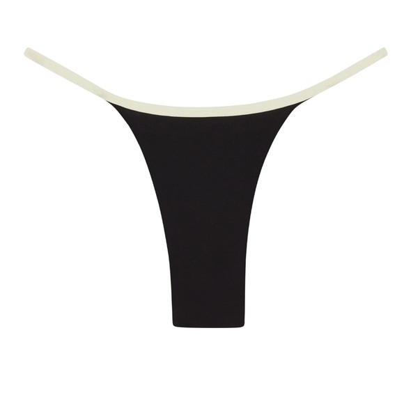 Monday Swimwear Kauai Bottom Black/Ivory - Picture 2 of 5
